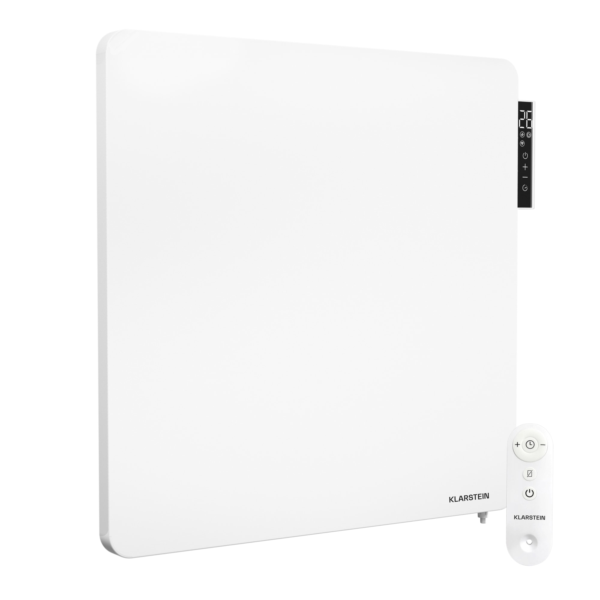 Klarstein Hybridné infračervené kúrenie Wonderbeam | 450 W | 6–12 m² | Moderný dizajn | 60 × 60 cm