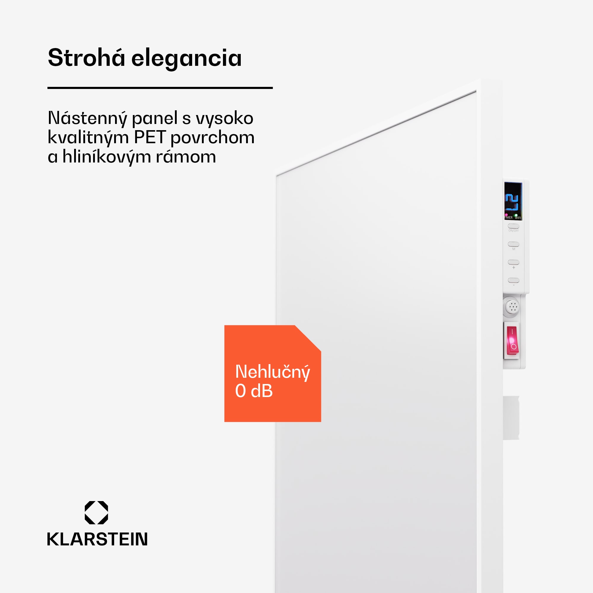 Klarstein Wonderwall Air Smart 600, infračervený ohrievač, 60 x 100 cm, 600 W, aplikácia – Obrázok 4