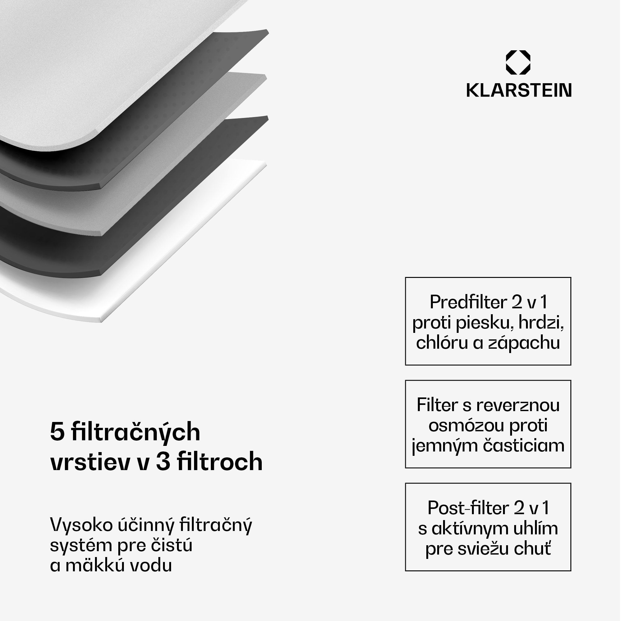 Klarstein AquaLine 3L, čistička vody, 5-stupňová filtrácia, objem 3 l, 6 teplôt vody, biela – Obrázok 4