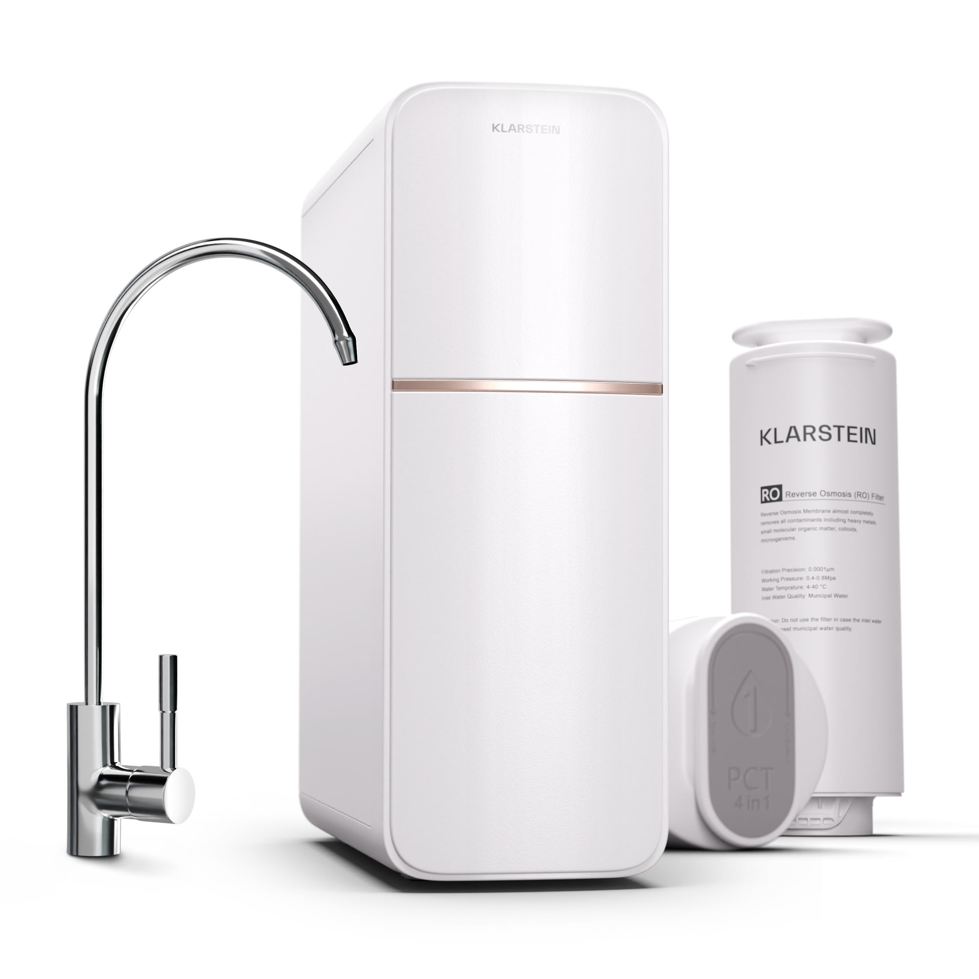 Klarstein PureLine 600, filtračný systém, reverzná osmóza, 600 GPD / 2270 L/d
