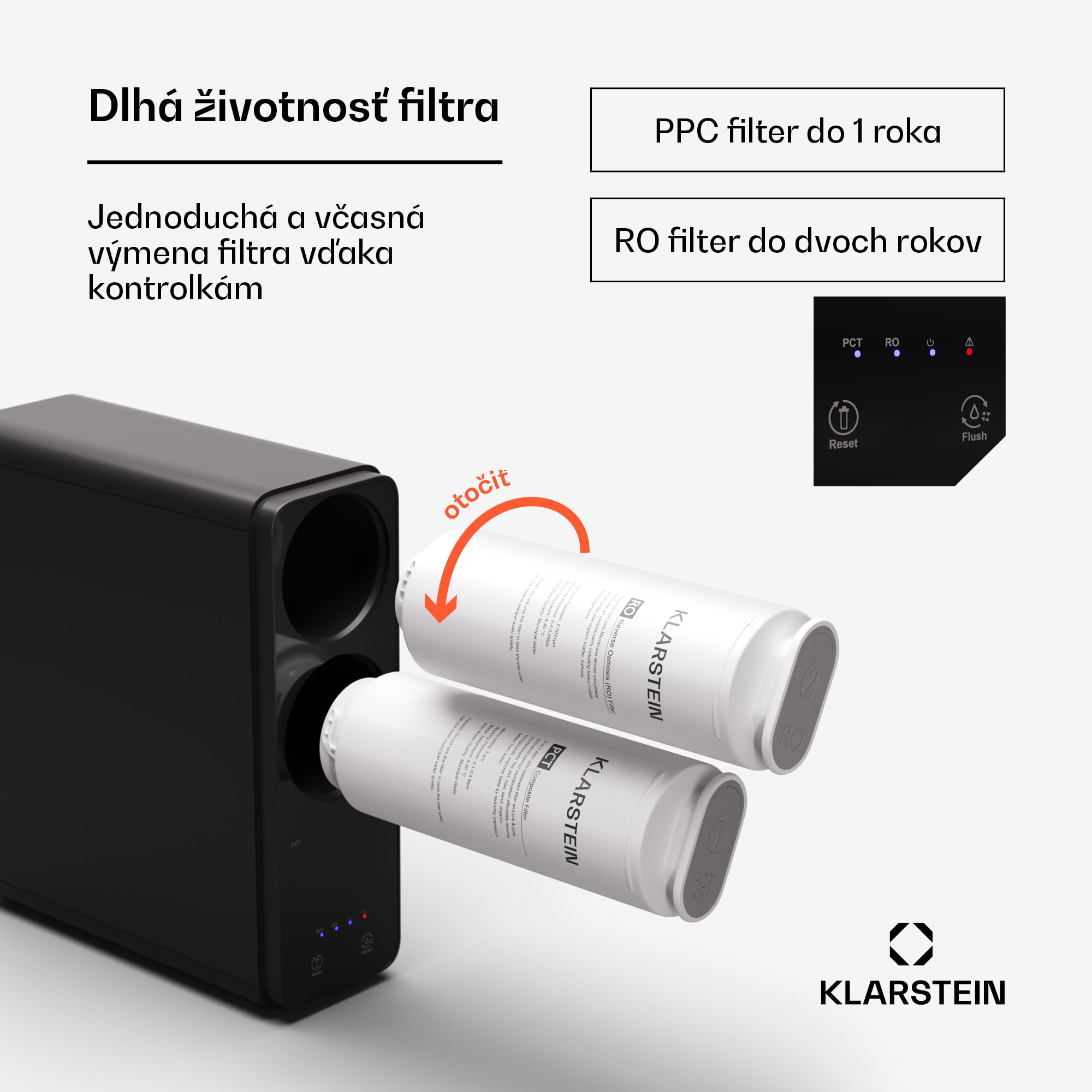 Klarstein PureLine 600, filtračný systém, reverzná osmóza, 600 GPD / 2270 L/d – Obrázok 4