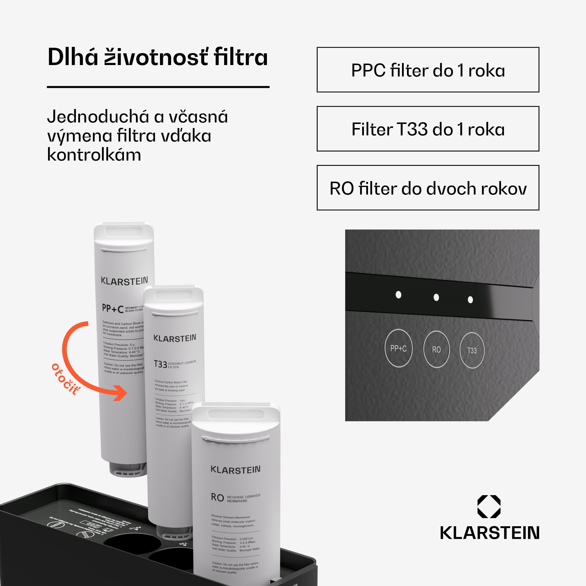 Klarstein PureFina 600, filtračný systém, reverzná osmóza, 600 GPD / 2270 L/d – Obrázok 4