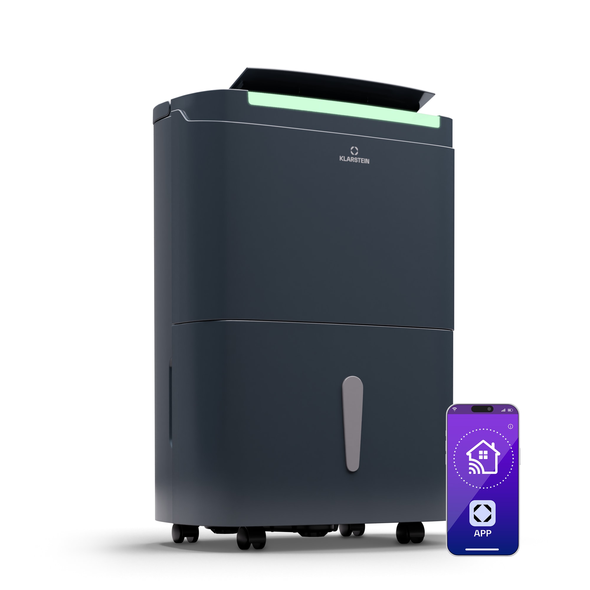 Klarstein DryFy Connect 40 Smart, Odvlhčovač, WiFi, Kompresia, 40l/d, 35-45m²