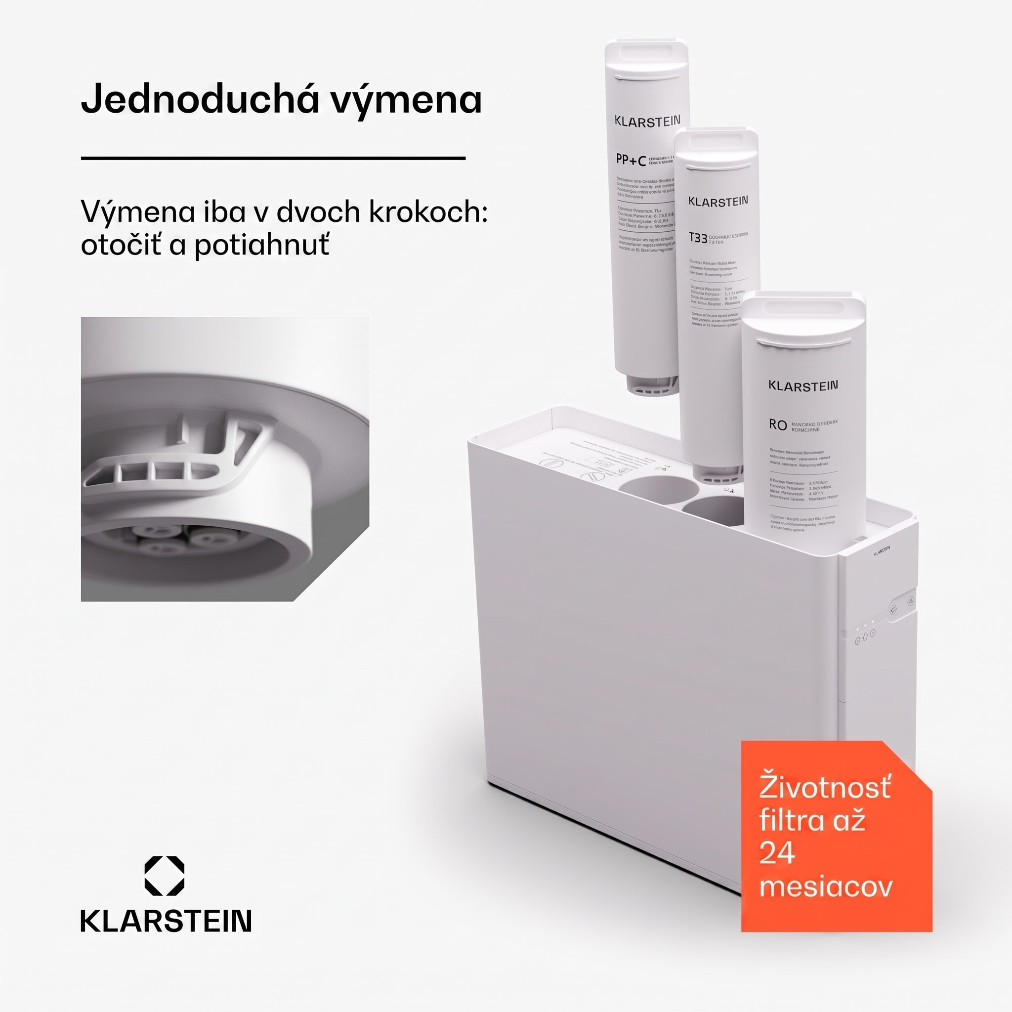 Klarstein PureFina 600 RO filter, náhradný / príslušenstvo, reverzná osmóza, 600 GPD / 2270 L/d – Obrázok 3