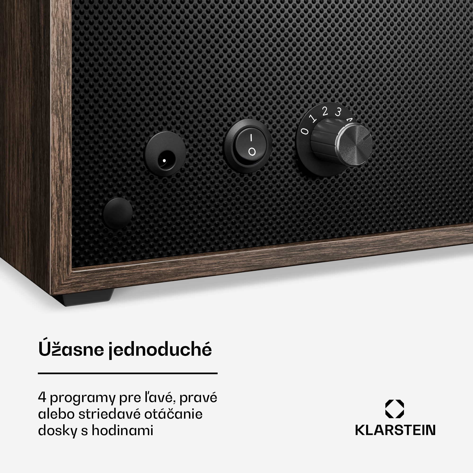 Klarstein Brienz 3, naťahovač hodiniek, 3 hodinky, 4 režimy, drevený vzhľad, modré vnútorné osvetlenie – Obrázok 5