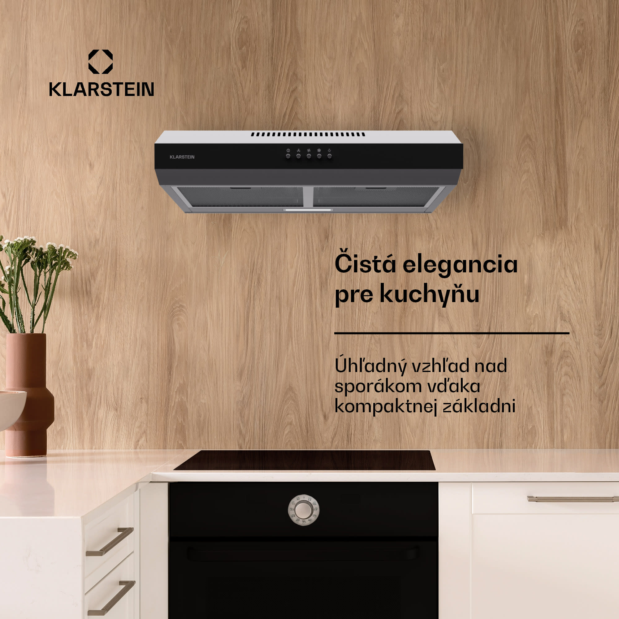 Klarstein Contempo 60, digestor, 60 cm, podskrinkový, 200 m³/h, LED, akryl, nehrdzavejúca oceľ – Obrázok 2