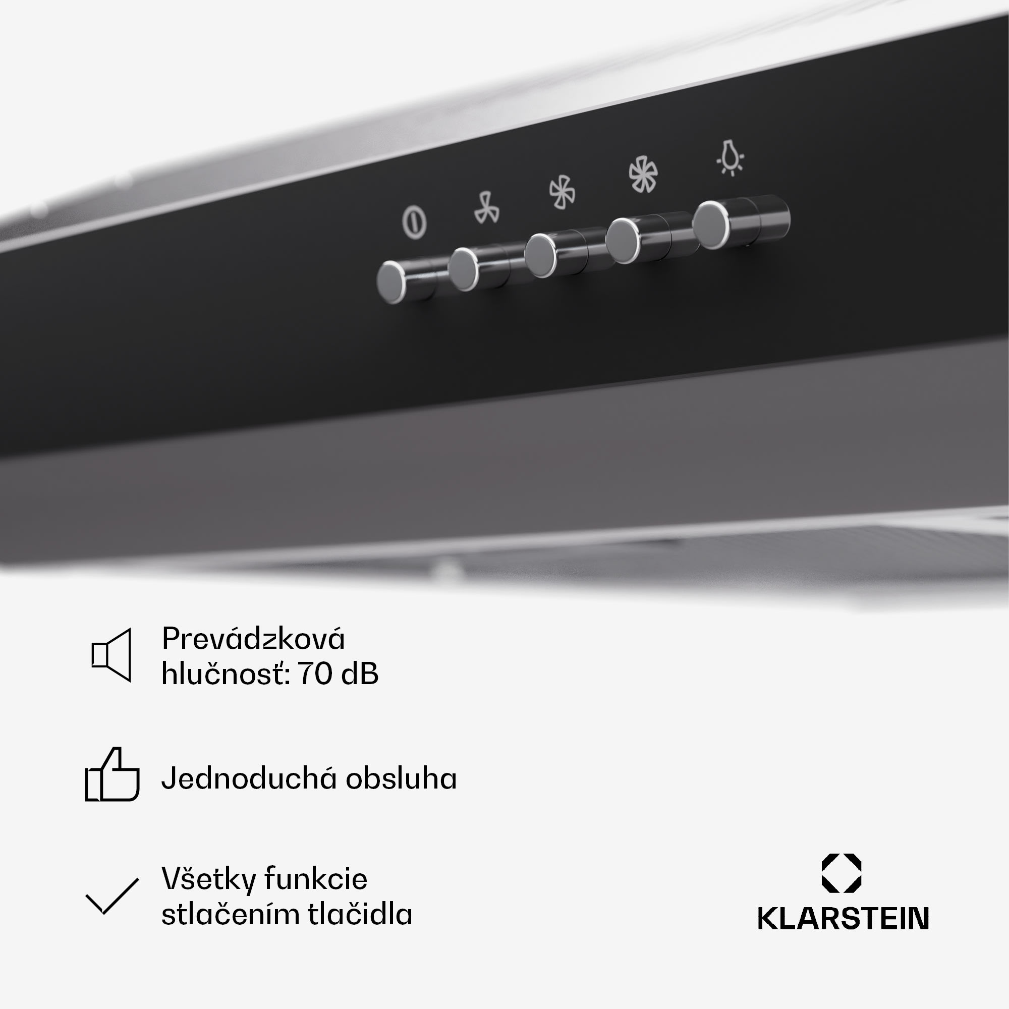 Klarstein Contempo 60, digestor, 60 cm, podskrinkový, 200 m³/h, LED, akryl, nehrdzavejúca oceľ – Obrázok 5