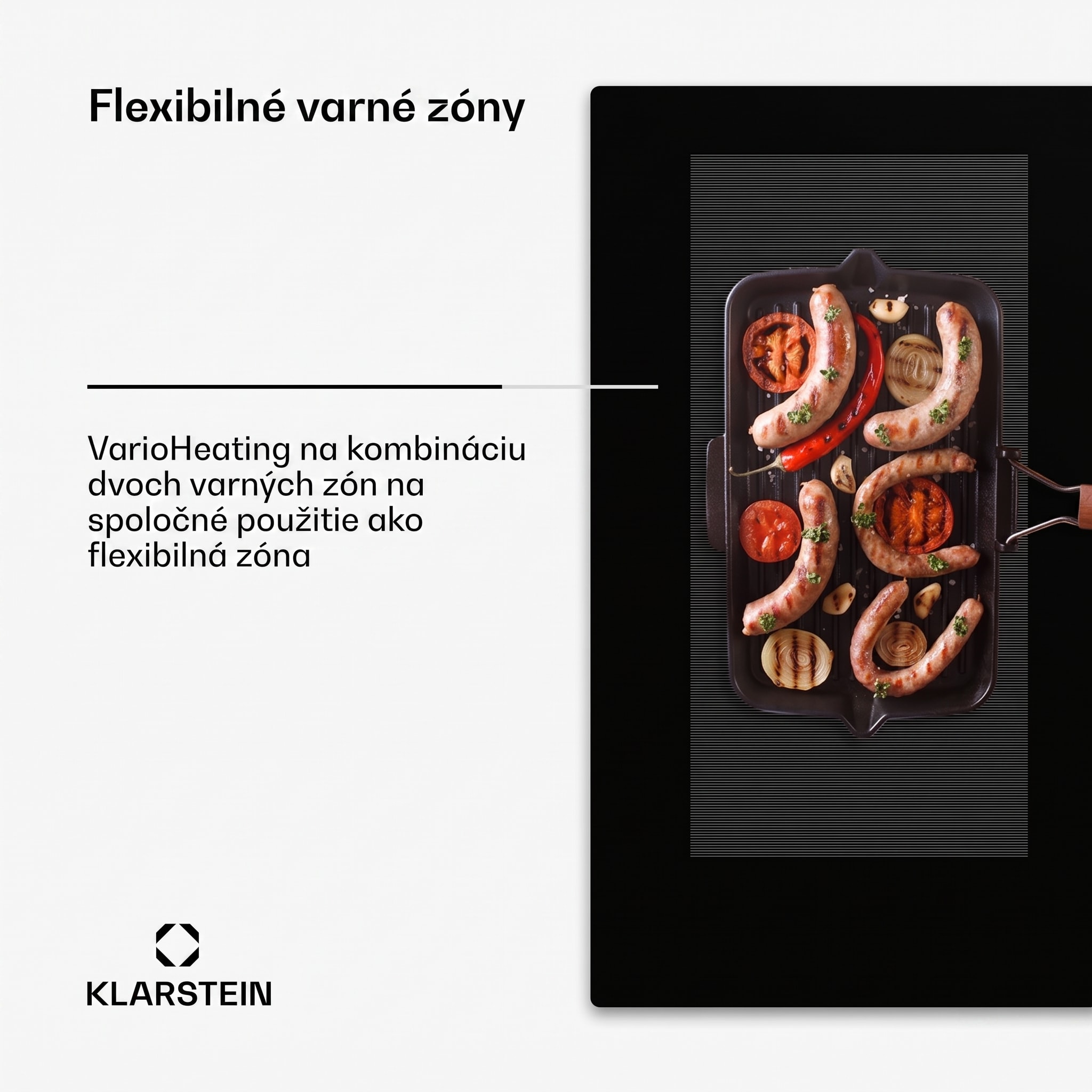 Klarstein Delicatessa 90 Full Flex vstavaná indukčná varná doska 6 zón 10 500 W sebestačná – Obrázok 4