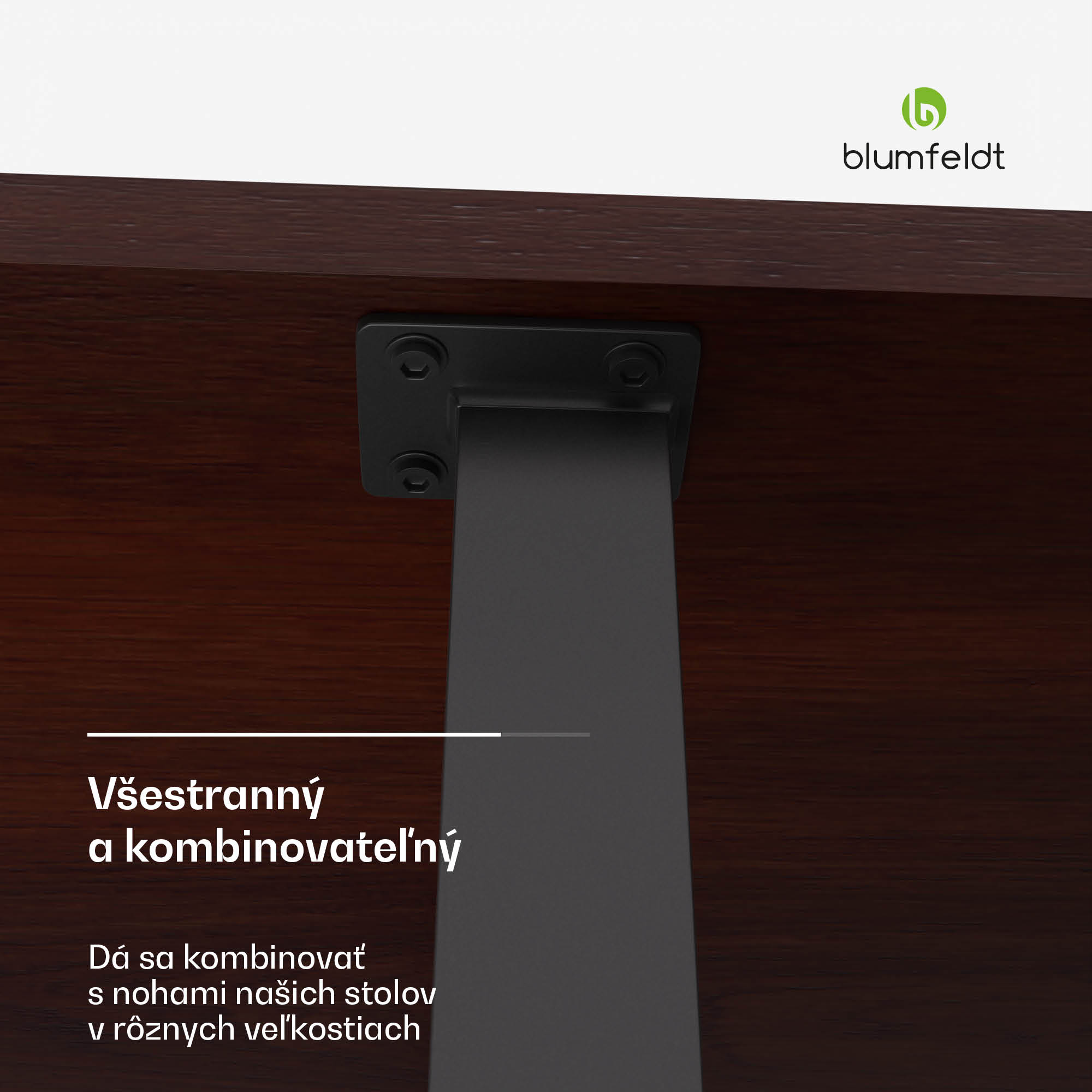 Blumfeldt Bearsdon stolová doska 180 x 90 cm pre kuchyňu a jedáleň, Robustná vrstvená drevotrieska – Obrázok 4