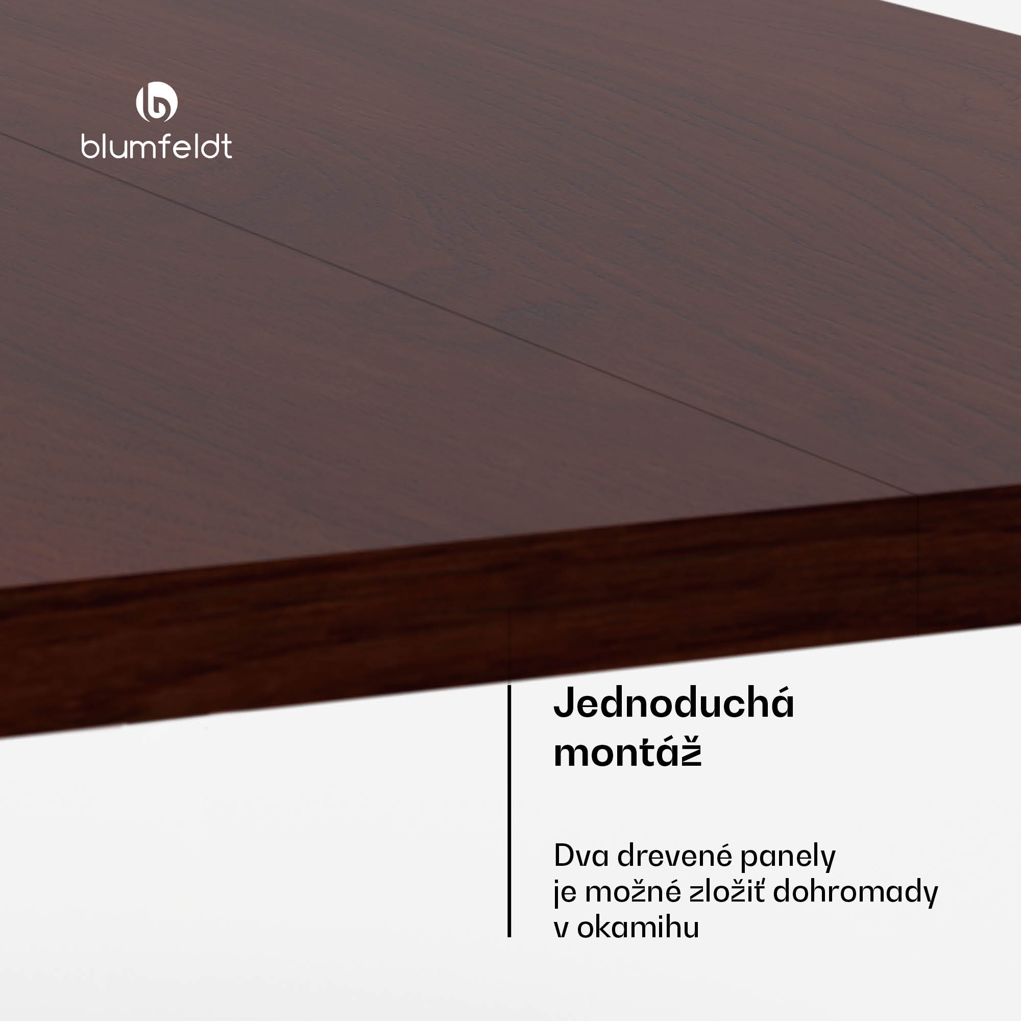 Blumfeldt Bearsdon stolová doska 180 x 90 cm pre kuchyňu a jedáleň, Robustná vrstvená drevotrieska – Obrázok 5