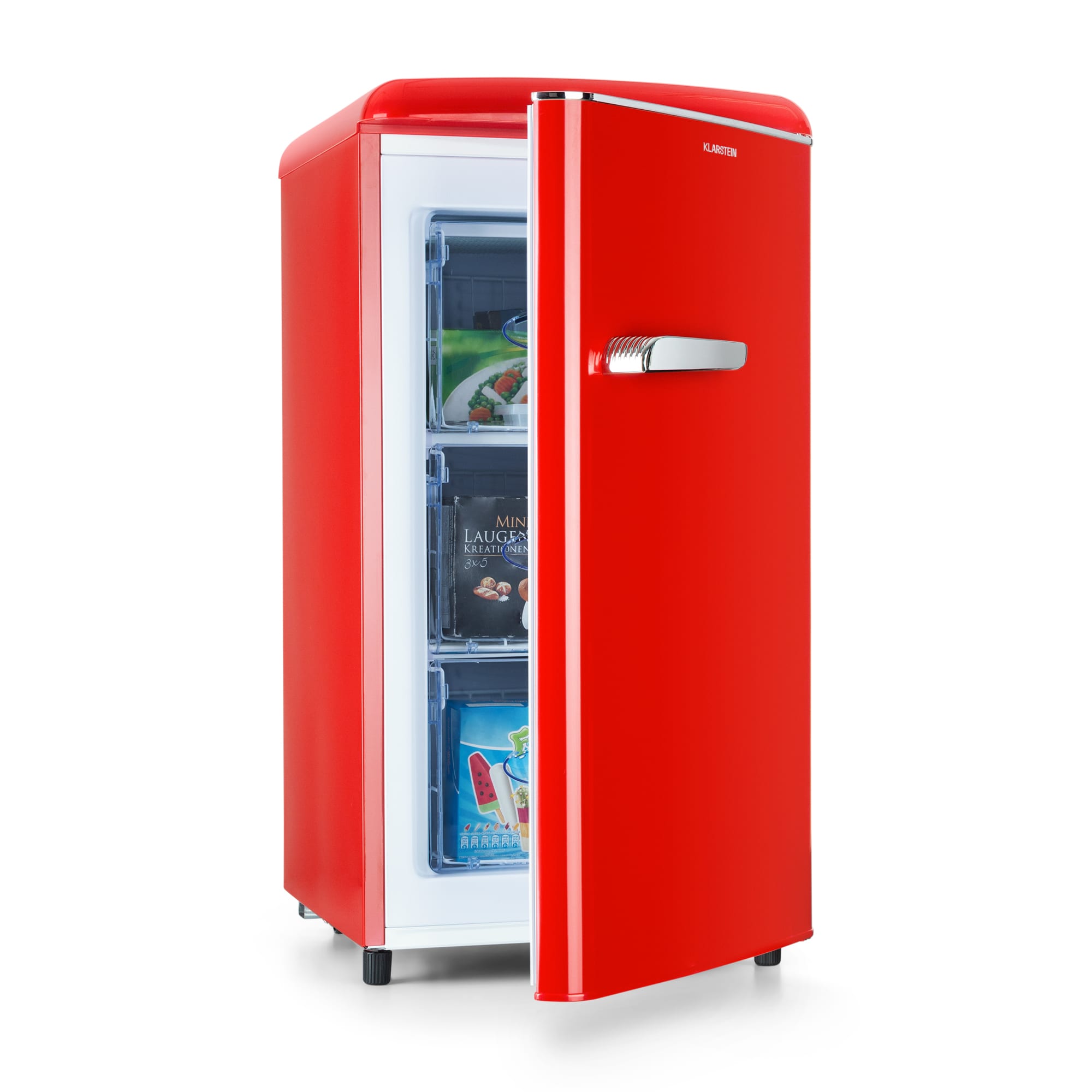 Klarstein Laika 60L, mraznička, 60 l, 3 zásuvky, teplota: -18 až 0 °C