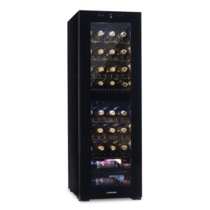 Klarstein Bellevine Deux 39 Flex, vinotéka, 116 l, 34 fliaš, 2 zóny