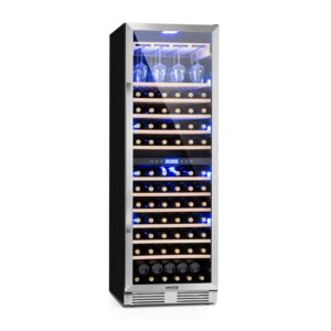 Klarstein Vinovilla Grande Duo, veľkoobjemová vinotéka, 425 l, 165 fliaš, 3-farebné LED osvetlenie