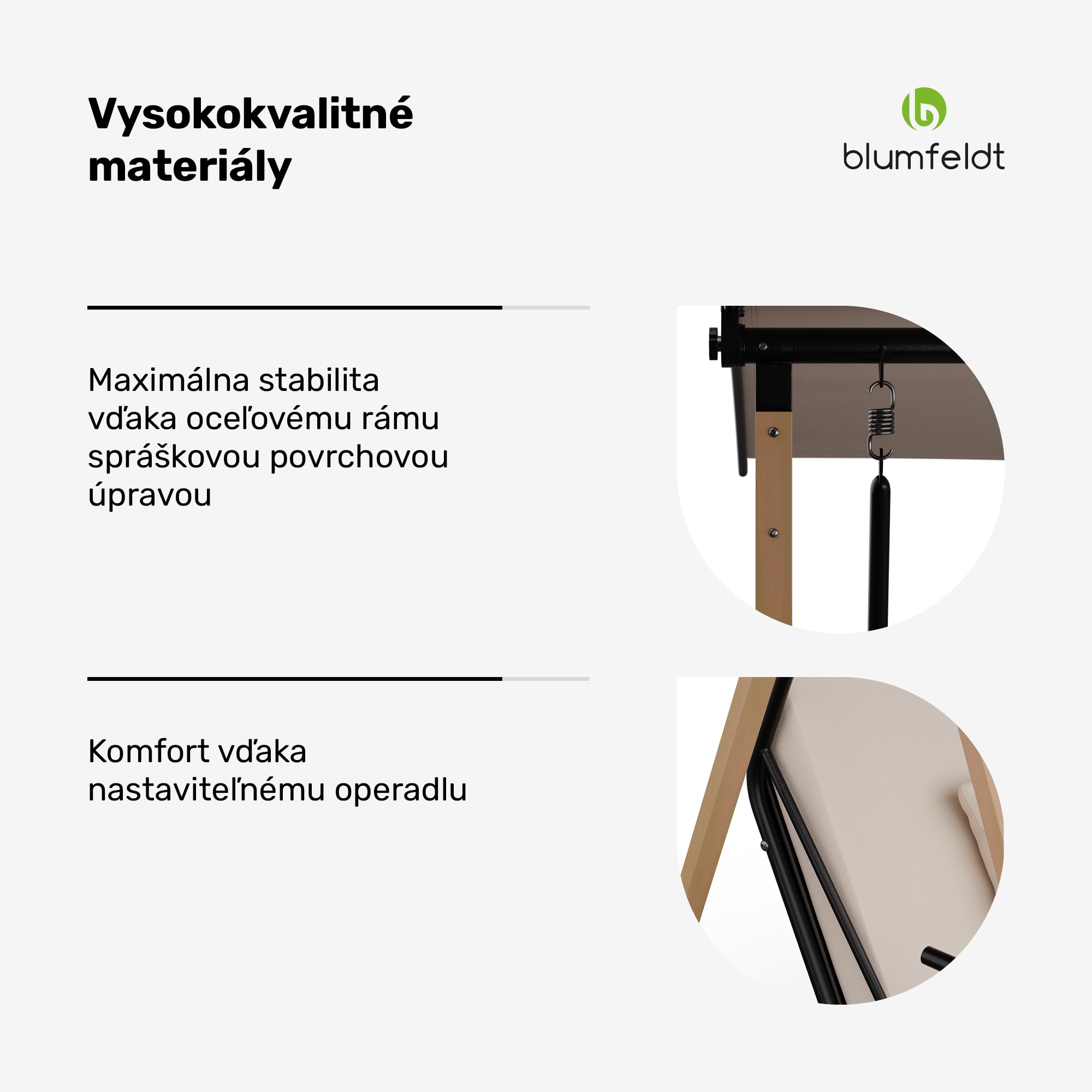 Blumfeldt ZenGrove, hollywoodska hojdačka, 3-miestna, individuálne nastaviteľná, oceľ s práškovou povrchovou úpravou, odolná voči poveternostným vplyvom – Obrázok 5
