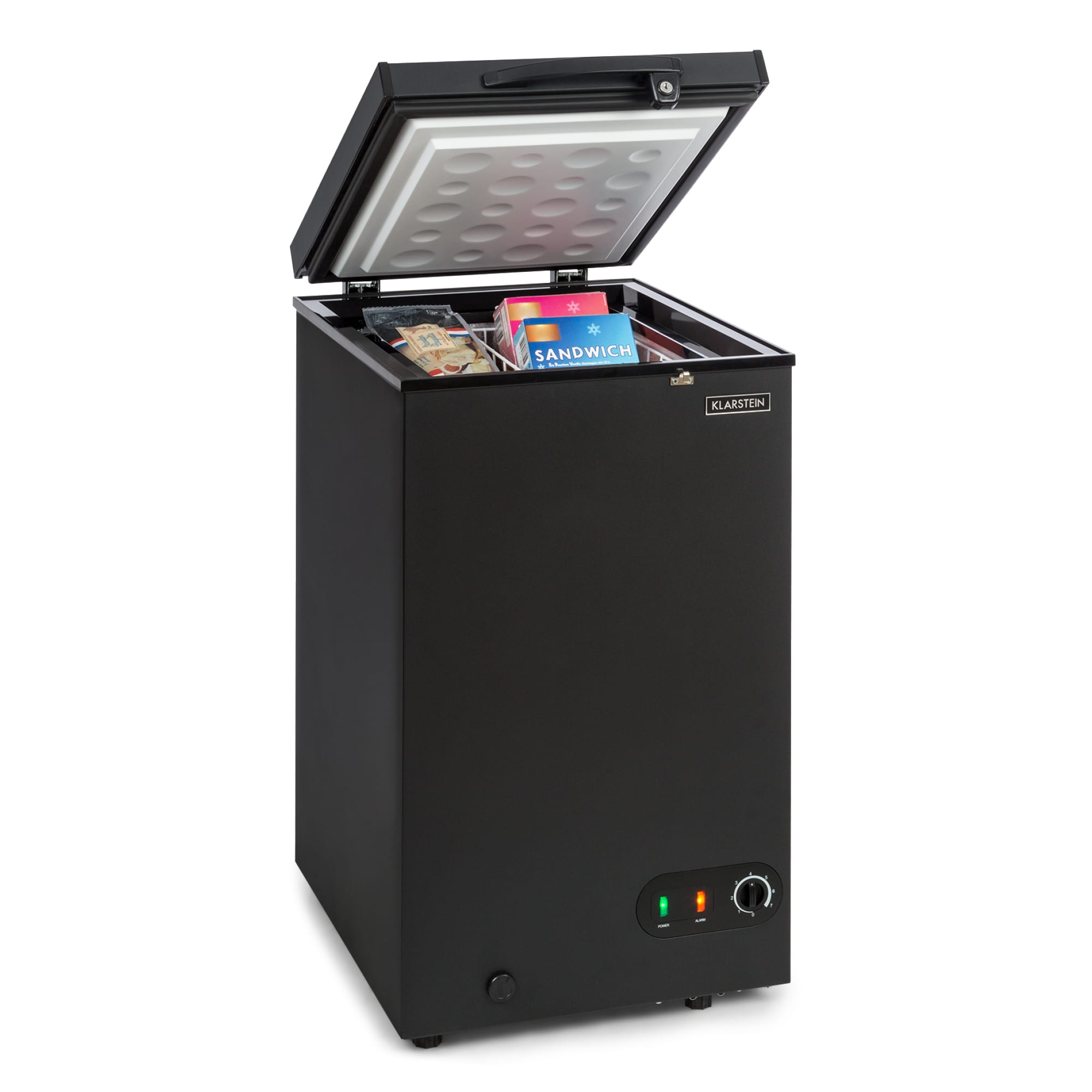 Klarstein Iceblokk 80, mraziaci box, voľne stojaci, 78 l, uzamykateľný, energet. trieda F, čierna