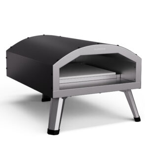 Klarstein LaFiamma Pec na pizzu určená na vonkajšie použitie, Dvojité ohrevné telesá, 2000 W až do 450 °C