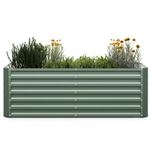 Blumfeldt High Grow Straight vyvýšený záhon 180x60x90 cm oceľový profil jednoduchá montáž odolný proti hrdzi a mrazu