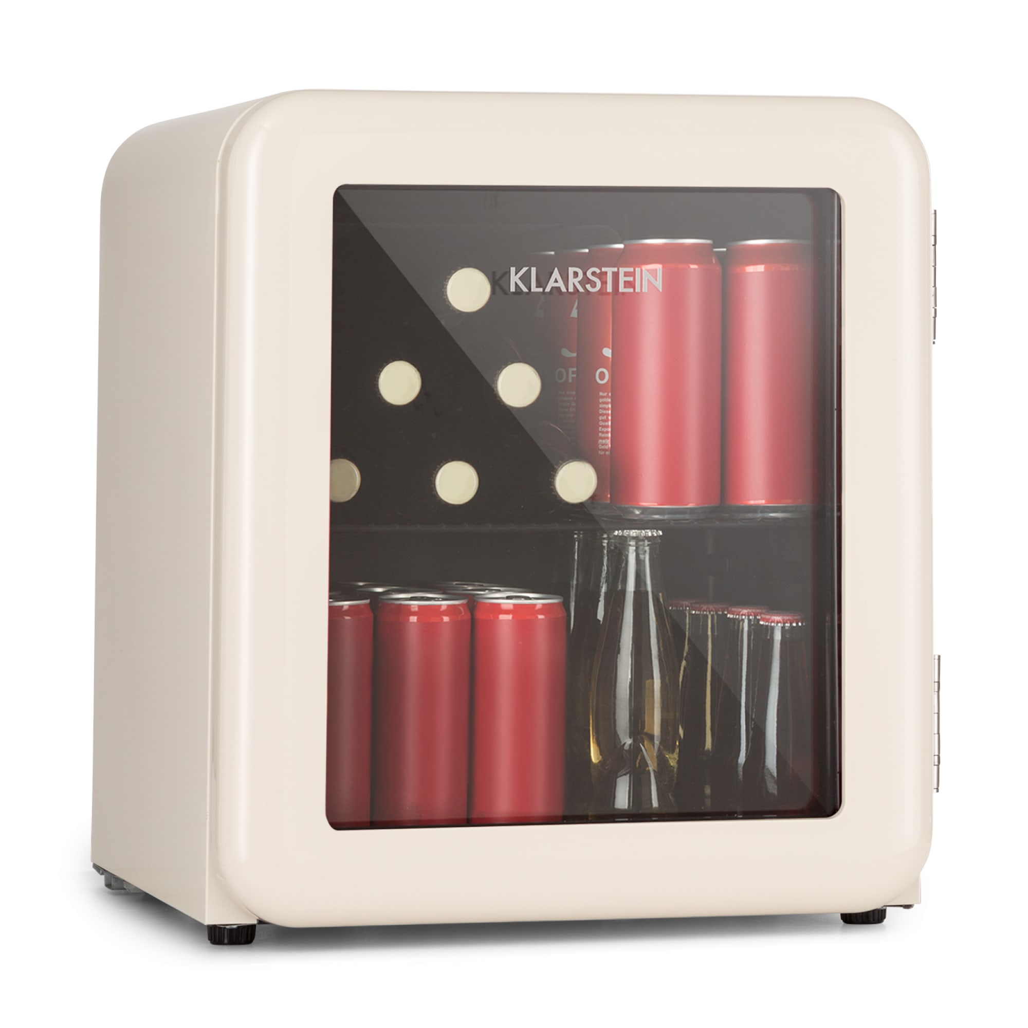 Klarstein PopLife 48, chladnička na nápoje, chladnička, 48 l, 0-10°C, retro dizajn