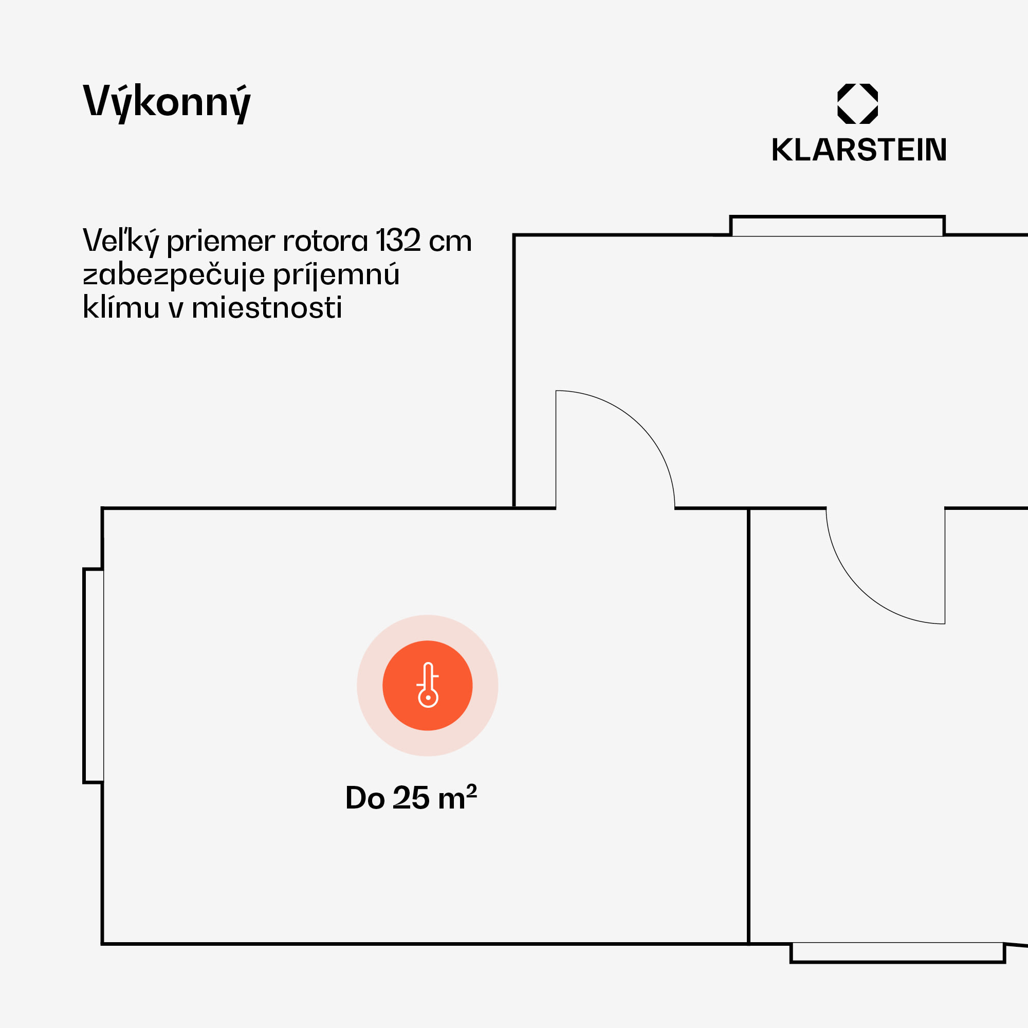 Klarstein Fiji Flow 2 v 1 Smart, stropný ventilátor, Ø 132 cm, stmievateľné LED svetlo, diaľkové ovládanie, ovládanie cez aplikáciu, 2 smery chodu – Obrázok 3