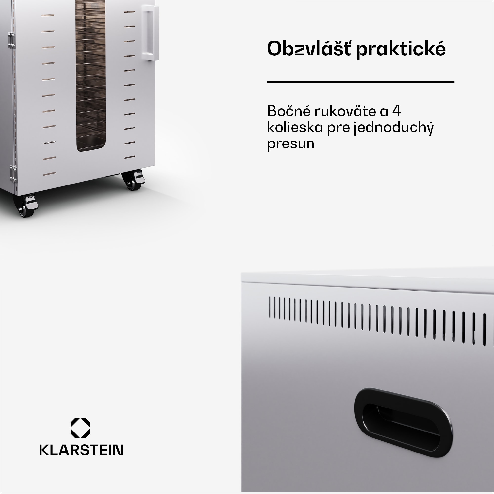 Klarstein MasterJerky 300 sušička, 2 000 W, 30 - 90 °C, 24h časovač, nehrdzavejúca oceľ – Obrázok 5