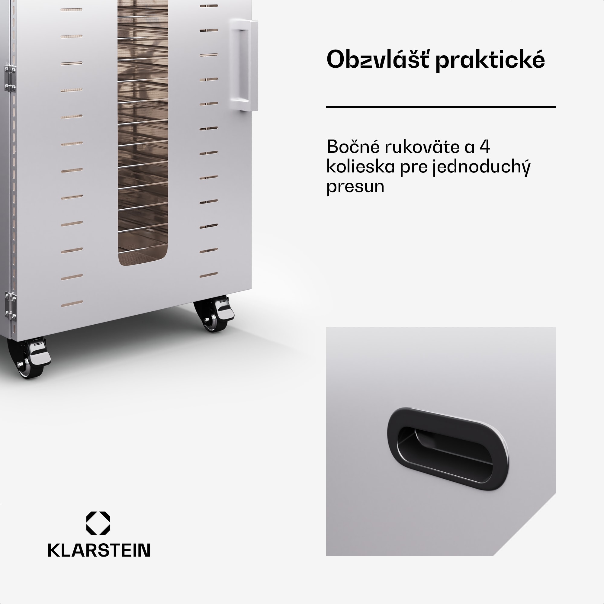 Klarstein Master Jerky 600, sušička, výkon 4 000 W, s dvoma komorami, teplotný rozsah 30 - 90 °C – Obrázok 5