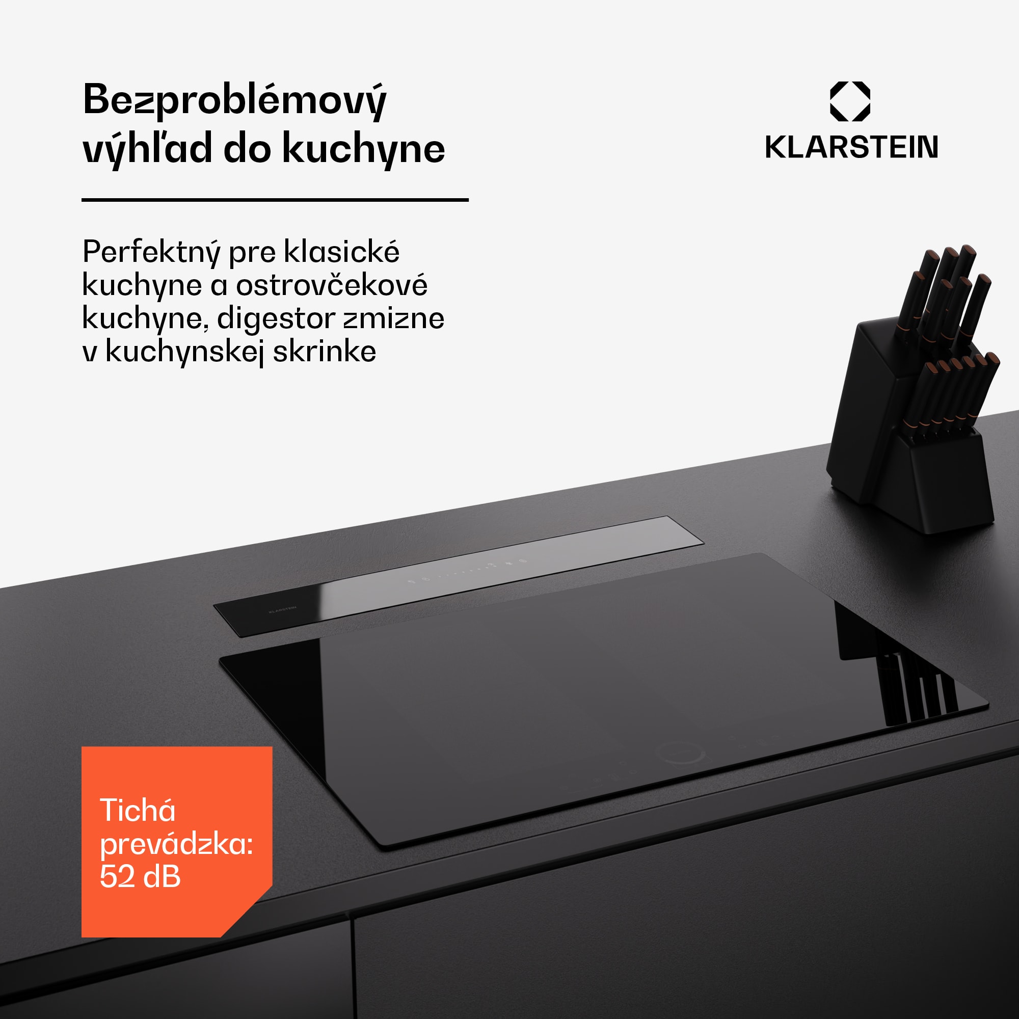 Klarstein Royal Flush Eco Slim 60, digestor, 60 cm, 713 m³/h, A – Obrázok 4