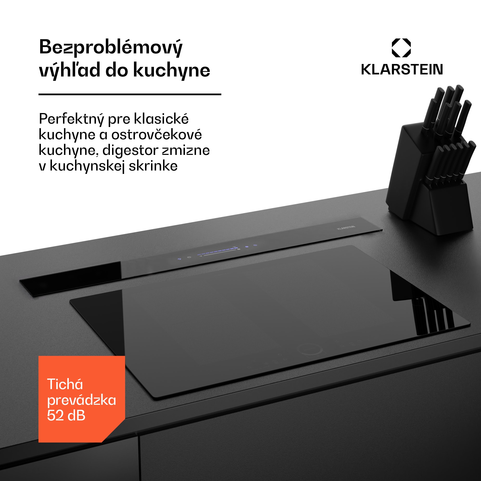 Klarstein Royal Flush Eco, digestor, 90 cm, 604 m³/h, A+ – Obrázok 4