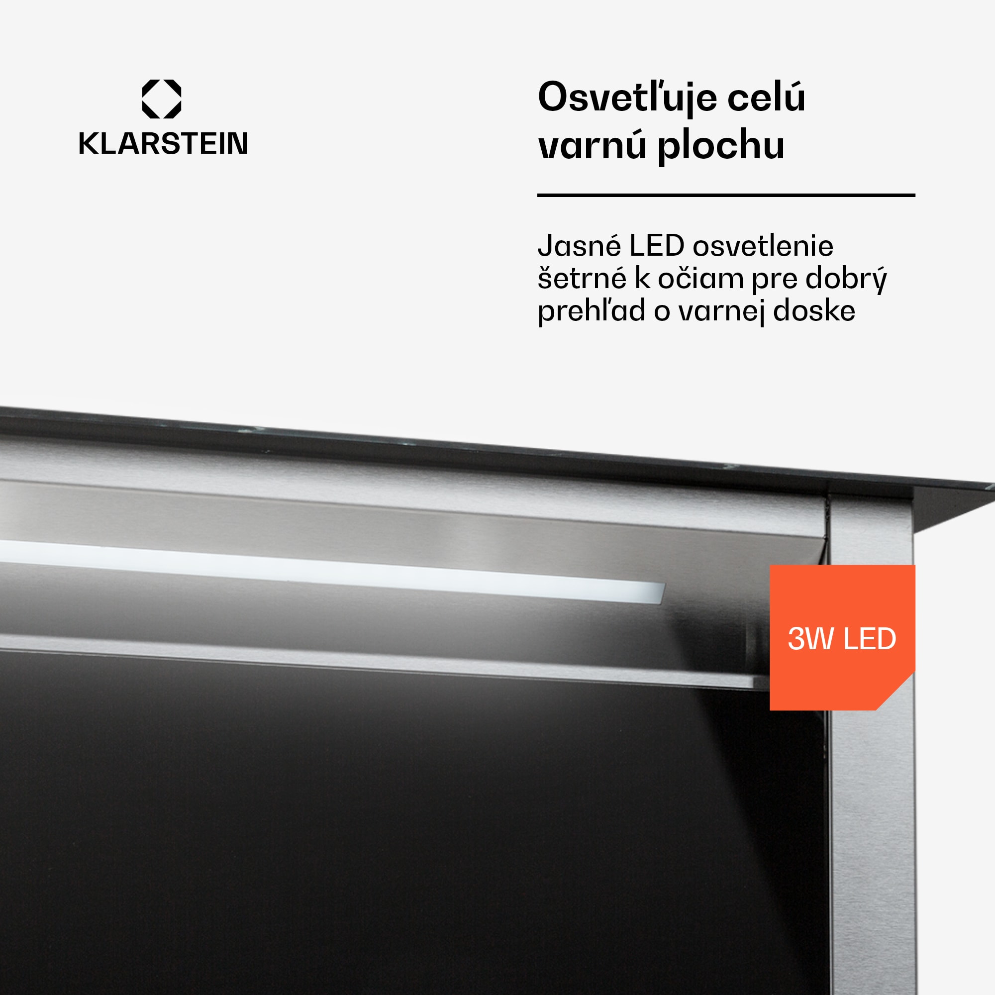 Klarstein Royal Flush Eco, digestor, 60 cm, 604 m³/h, A+ – Obrázok 5