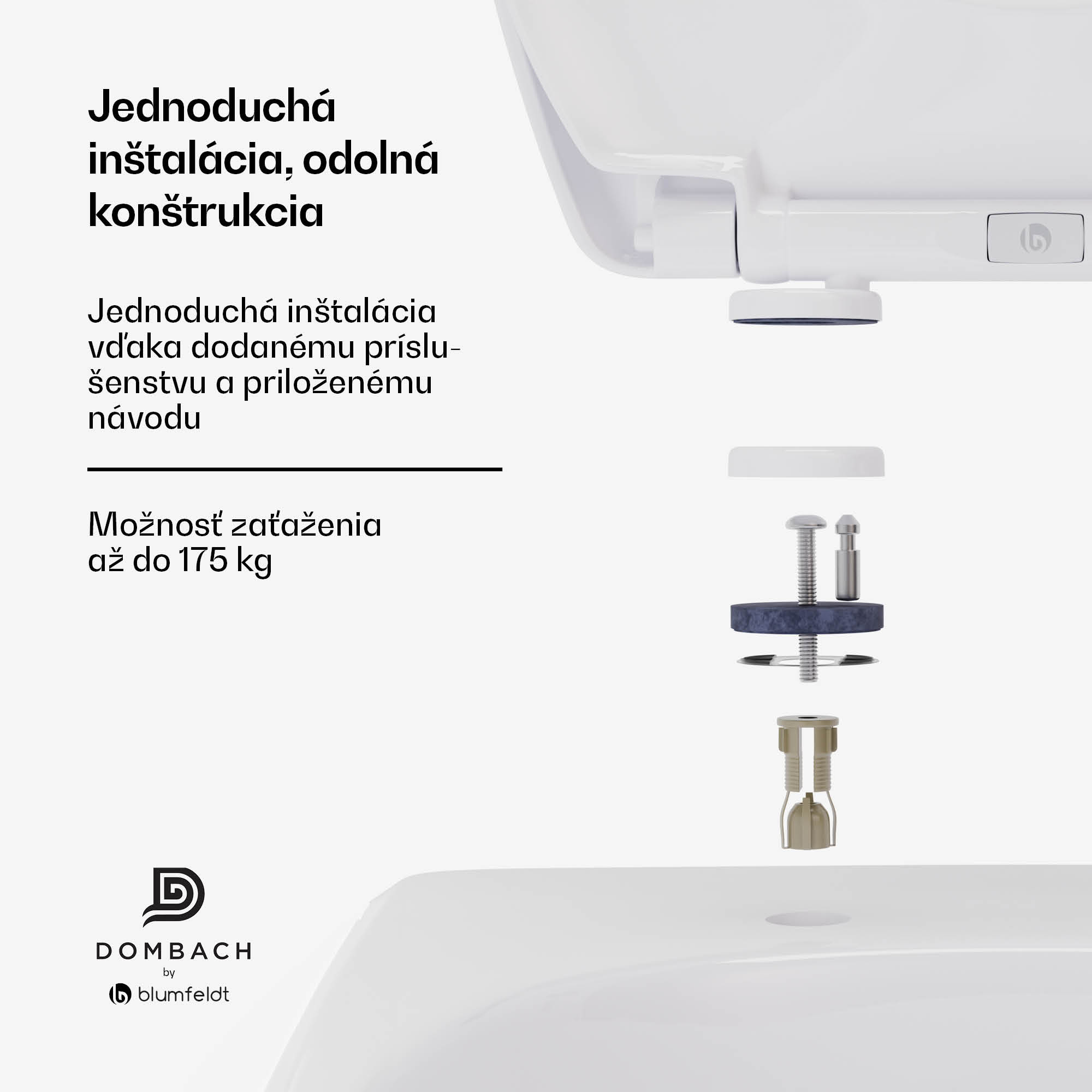 Blumfeldt Lil'Loo odnímateľné detské WC sedadlo | Antibakteriálne | Soft-Close | Do 175 kg – Obrázok 4