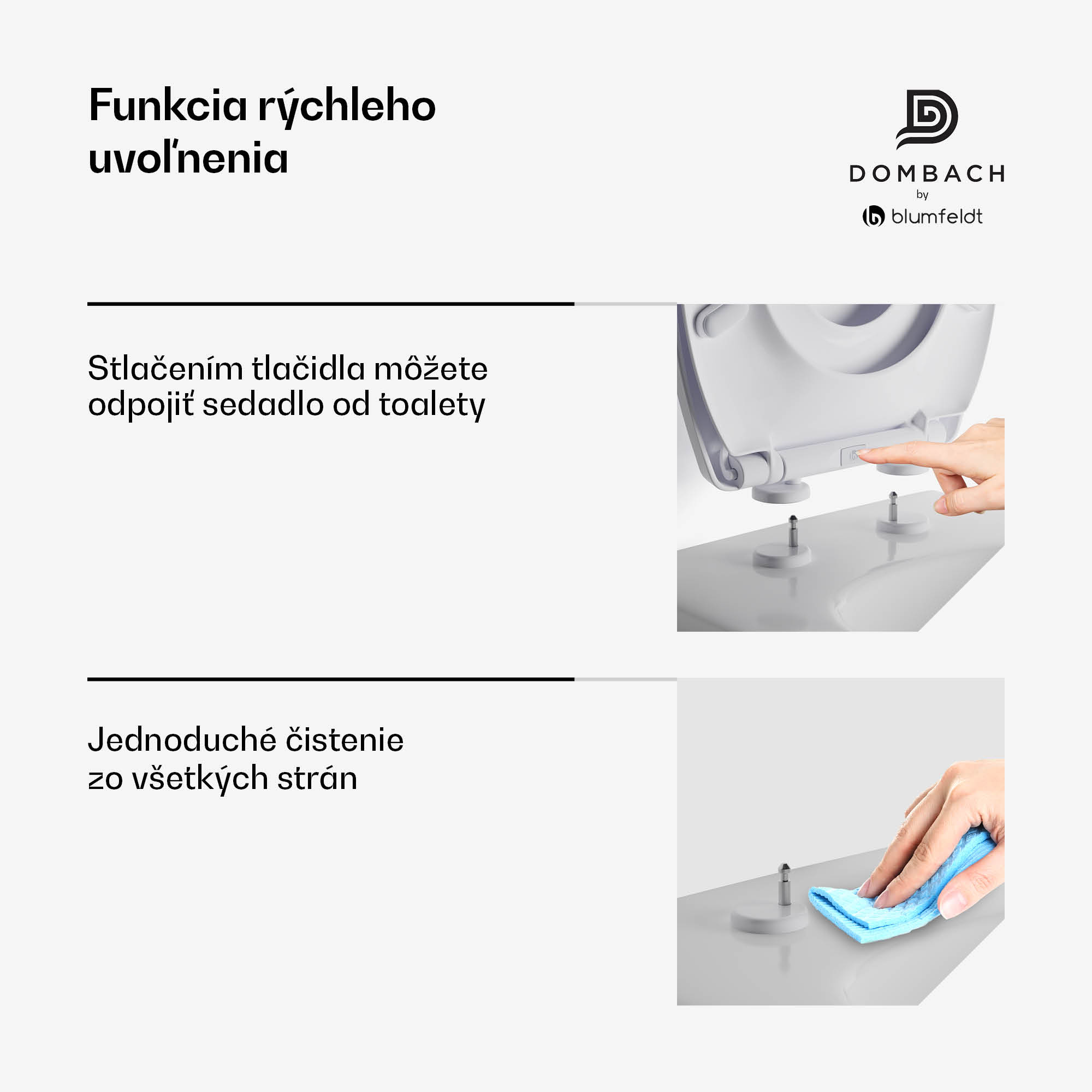 Blumfeldt Lil'Loo odnímateľné detské WC sedadlo | Antibakteriálne | Soft-Close | Do 175 kg – Obrázok 5
