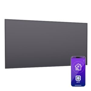 Klarstein Wonderwall Smart Infračervený ohrievač, 60x120cm, Aplikácia, 720 W, Týždenný časovač, IP24