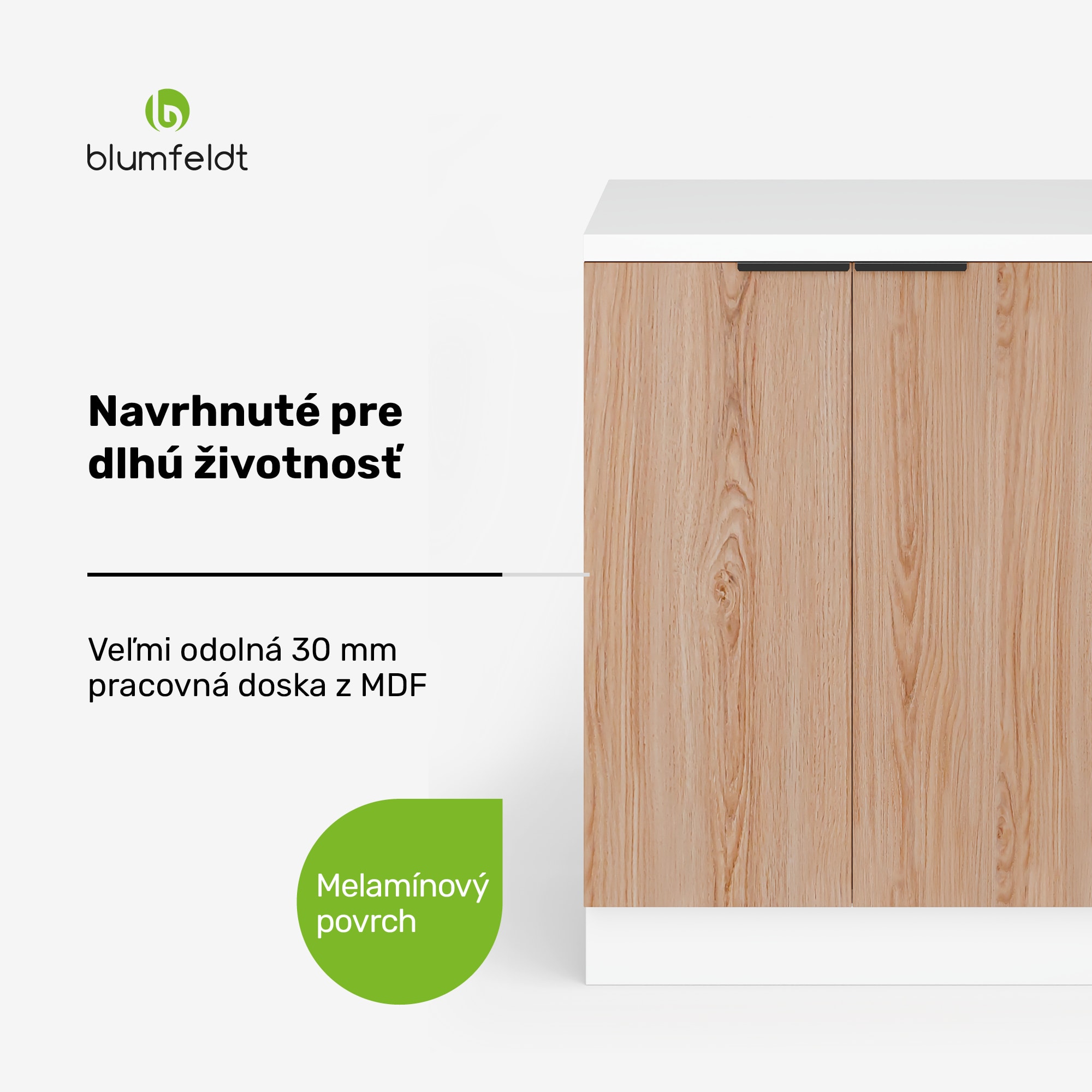 Blumfeldt WoodVista regálová jednotka | Praktické usporiadanie políc | Ľahko udržiavateľné materiály | Úložný priestor – Obrázok 2
