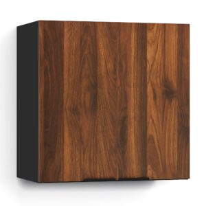 Blumfeldt WoodVista vysoká skrinka, Soft-Close, hliníkové rukoväte, udržateľné materiály