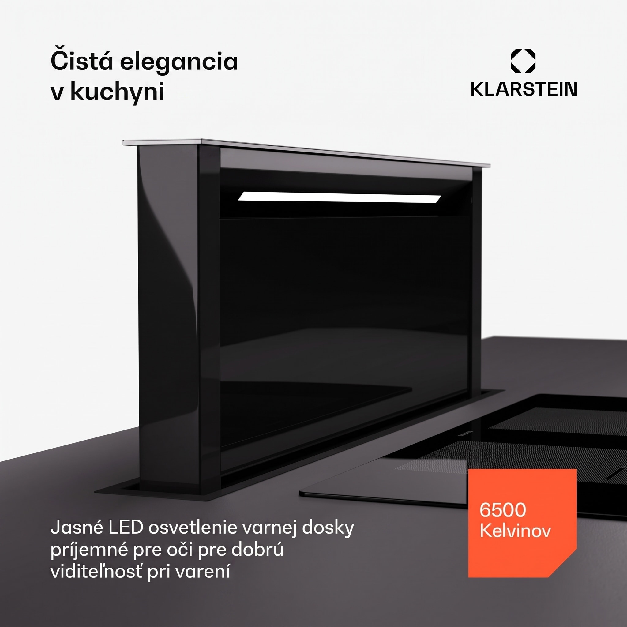 Klarstein Royal Flush Eco 75 digestor 75 cm 714 m³/h EEK A++ – Obrázok 2