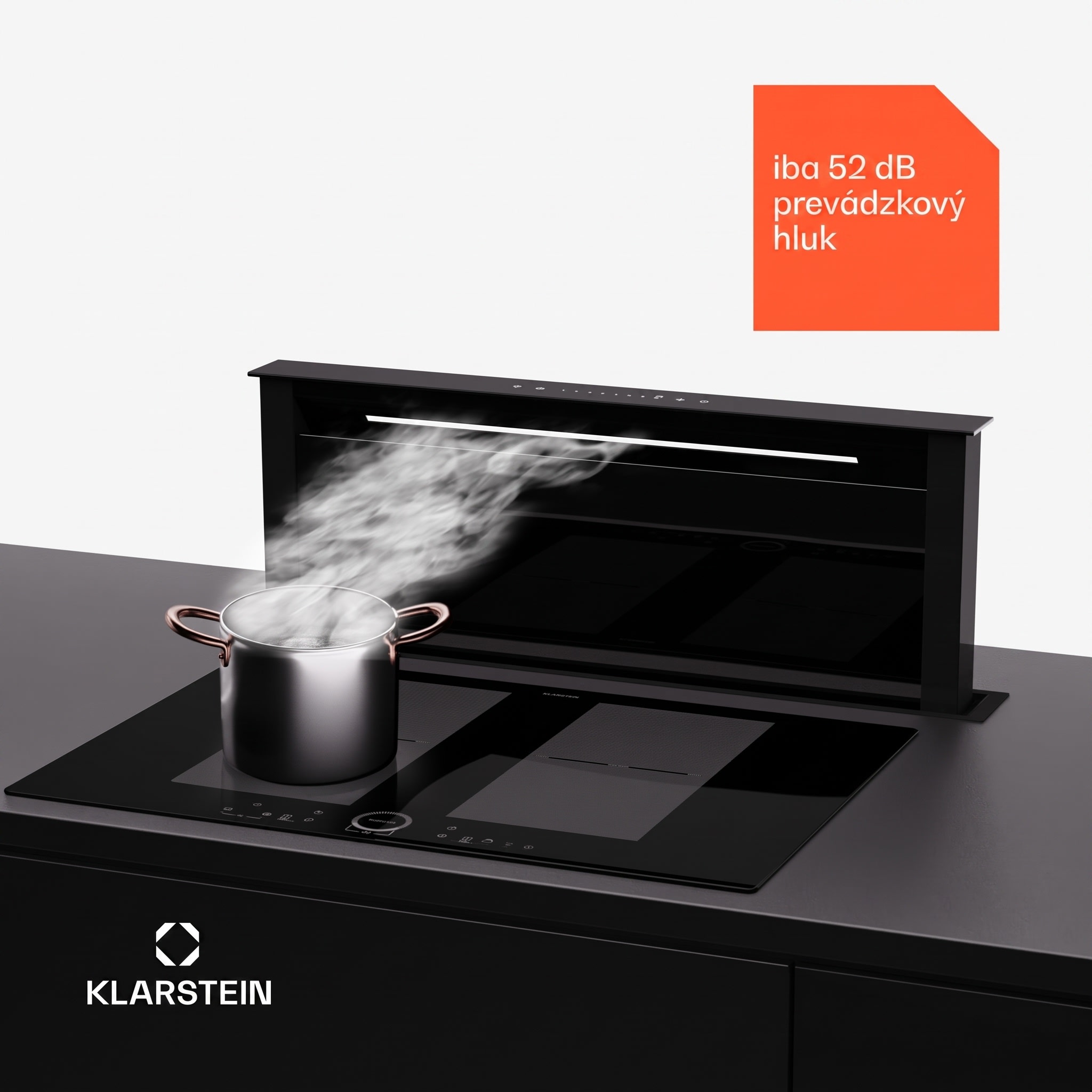 Klarstein Royal Flush Eco 75 digestor 75 cm 714 m³/h EEK A++ – Obrázok 5