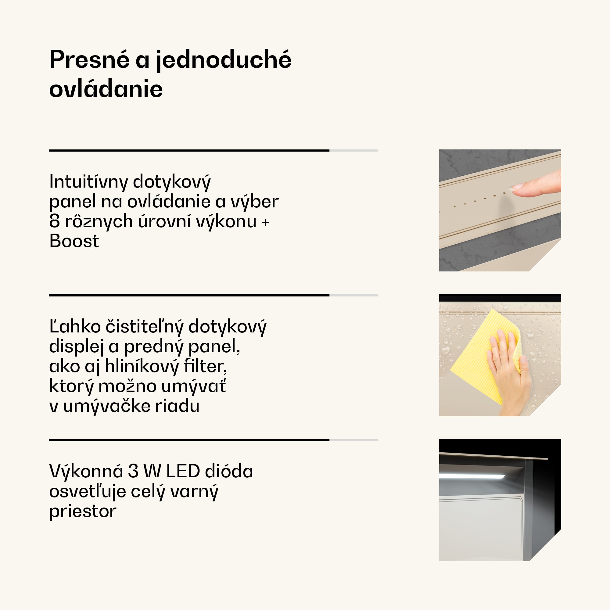 Klarstein Victoria Downdraft digestor | 60 cm | A | 8 úrovní + boost | až do 714 m³/h | 120 W – Obrázok 5