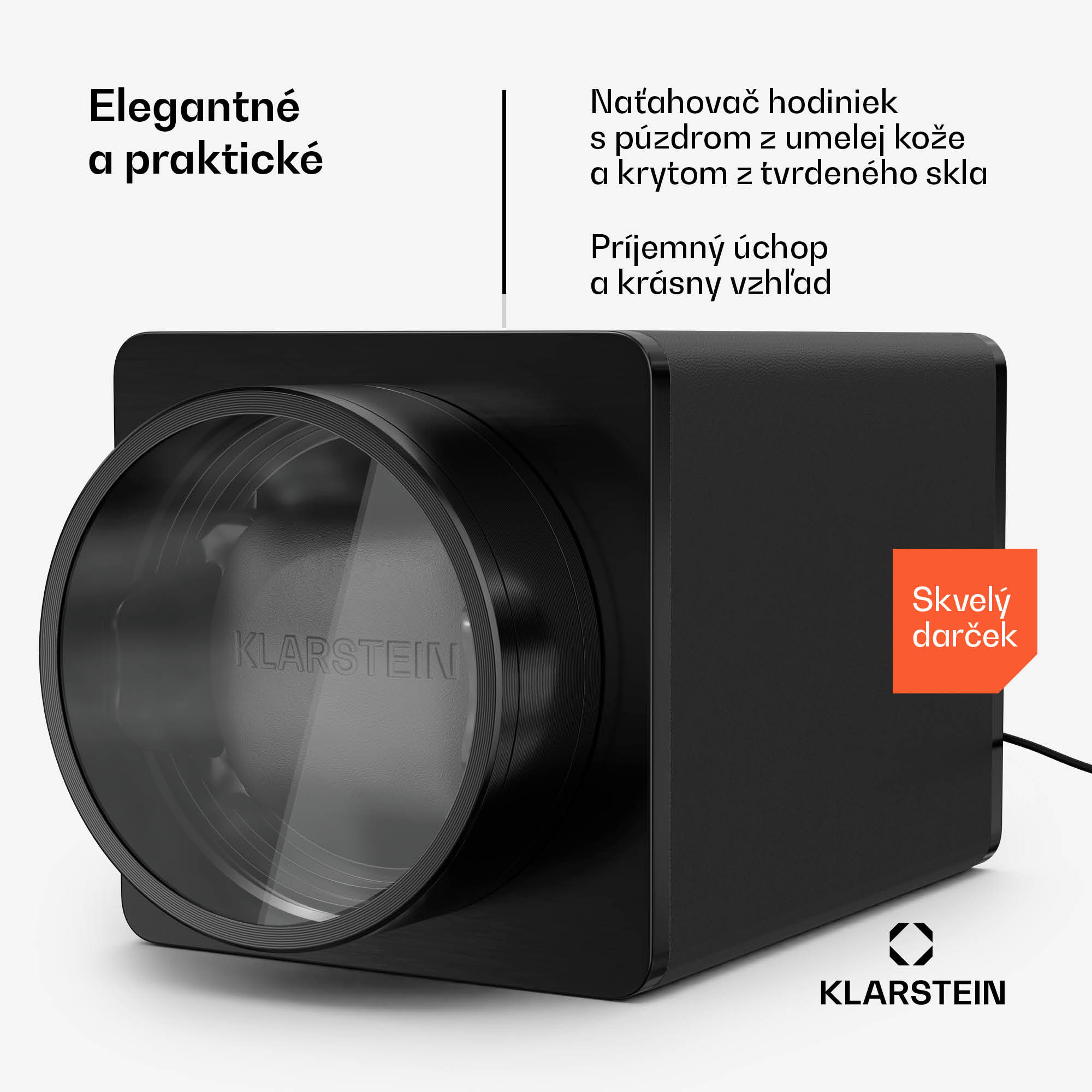 Klarstein TimeSync navíjač hodín | 1 hodina | 5 režimov | 3 smery | vegánsky | univerzálna veľkosť | tichý – Obrázok 2