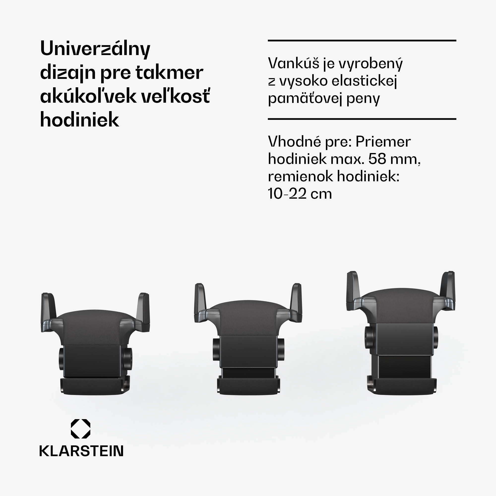 Klarstein ChronoVault navíjač hodiniek | 2+3 hodinky | vegánsky | vysoký lesk | 4 režimy | Mabuchi motor | LED | zásuvka – Obrázok 5