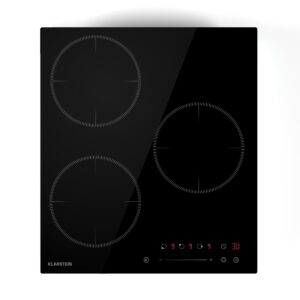 Klarstein Delicatessa Indukčná varná doska, 45 cm, 6600 W, 3 varné platne, Slider-Control, Boost