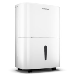 Klarstein DryFy 20L odvlhčovač, 20 l/deň, 50m², 230 m³/h, časovač, nádrž na vodu, mobilný