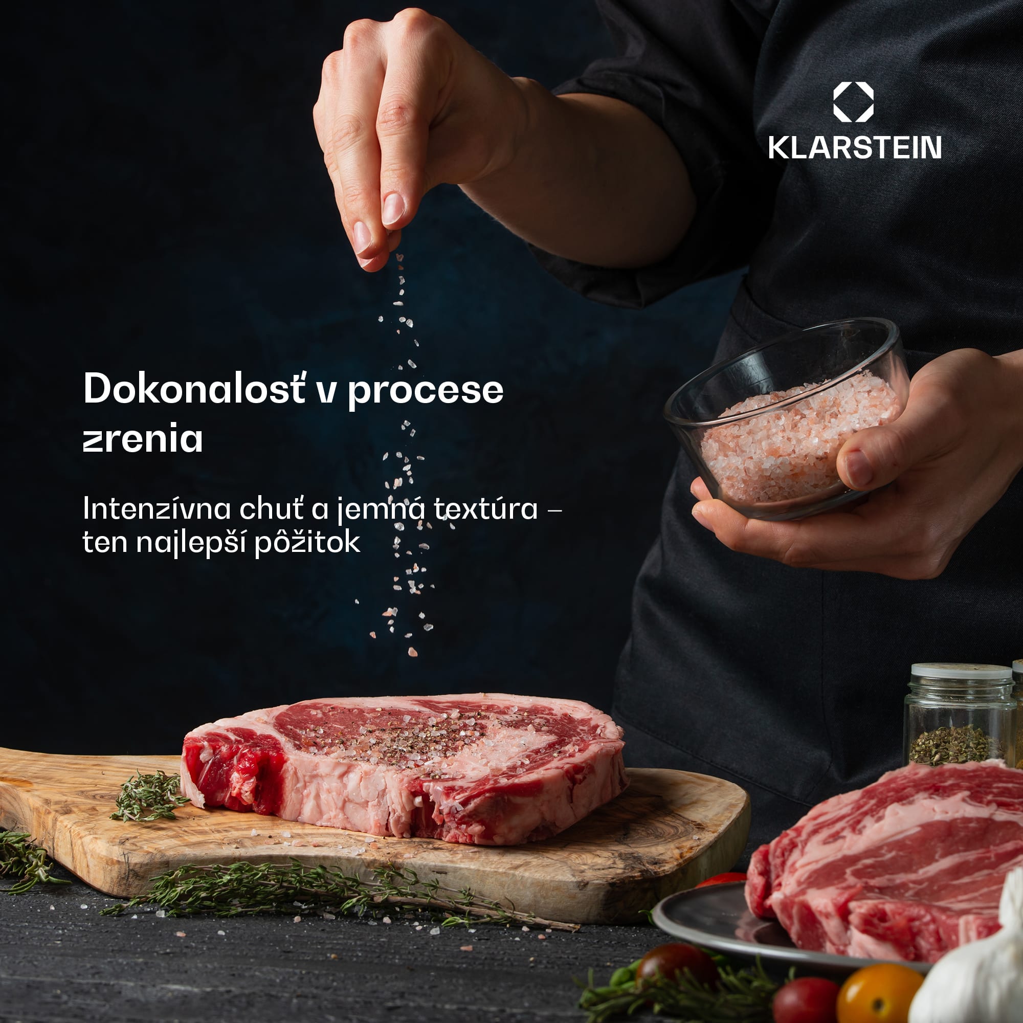 Klarstein Steakhouse skriňa na zrenie mäsa, 88 L, antibakteriálna, LED, dotykové ovládanie, regulácia vlhkosti – Obrázok 3