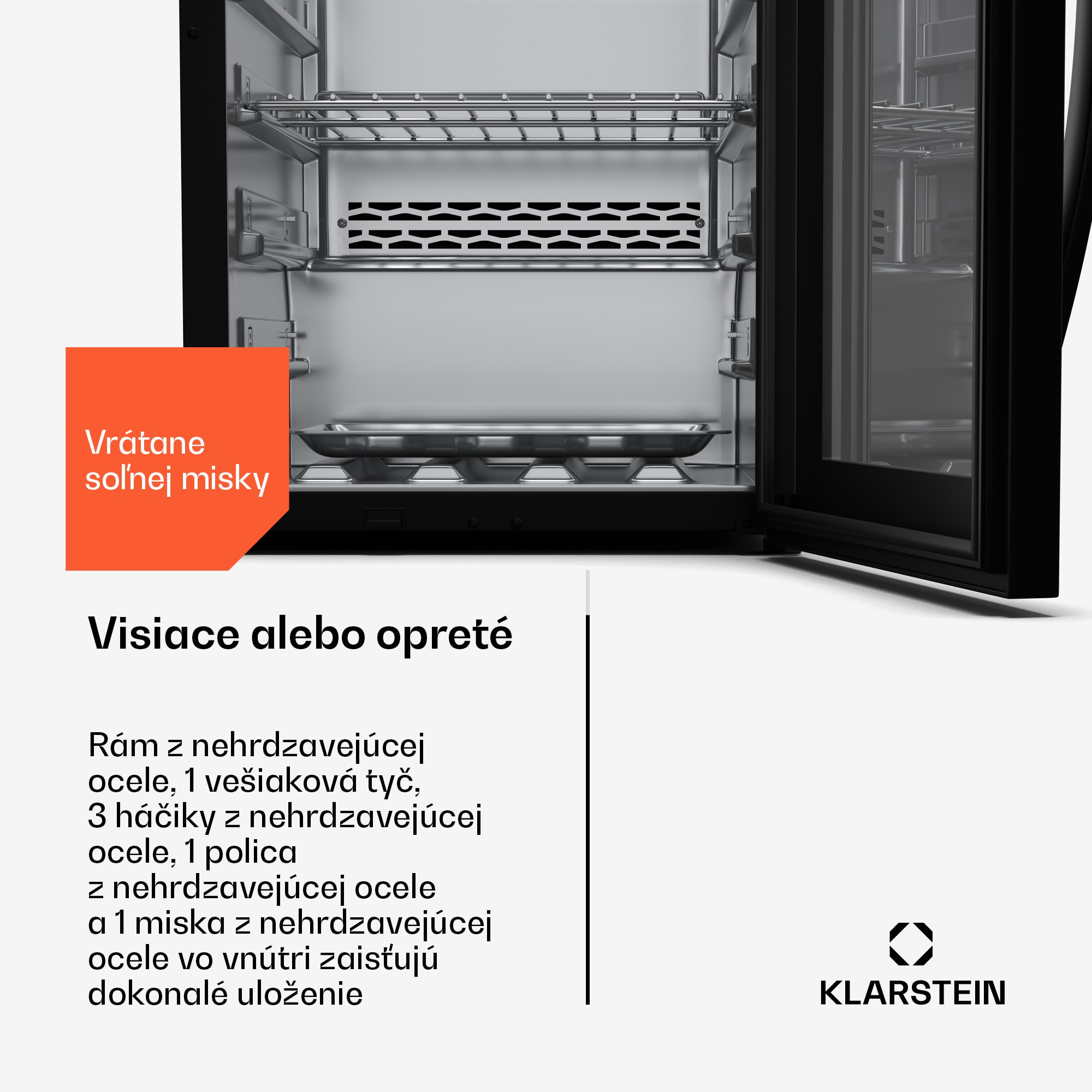 Klarstein Steakhouse zrenička | 88 l | antibakteriálna | LED | dotykové ovládanie | kontrola vlhkosti vzduchu – Obrázok 5