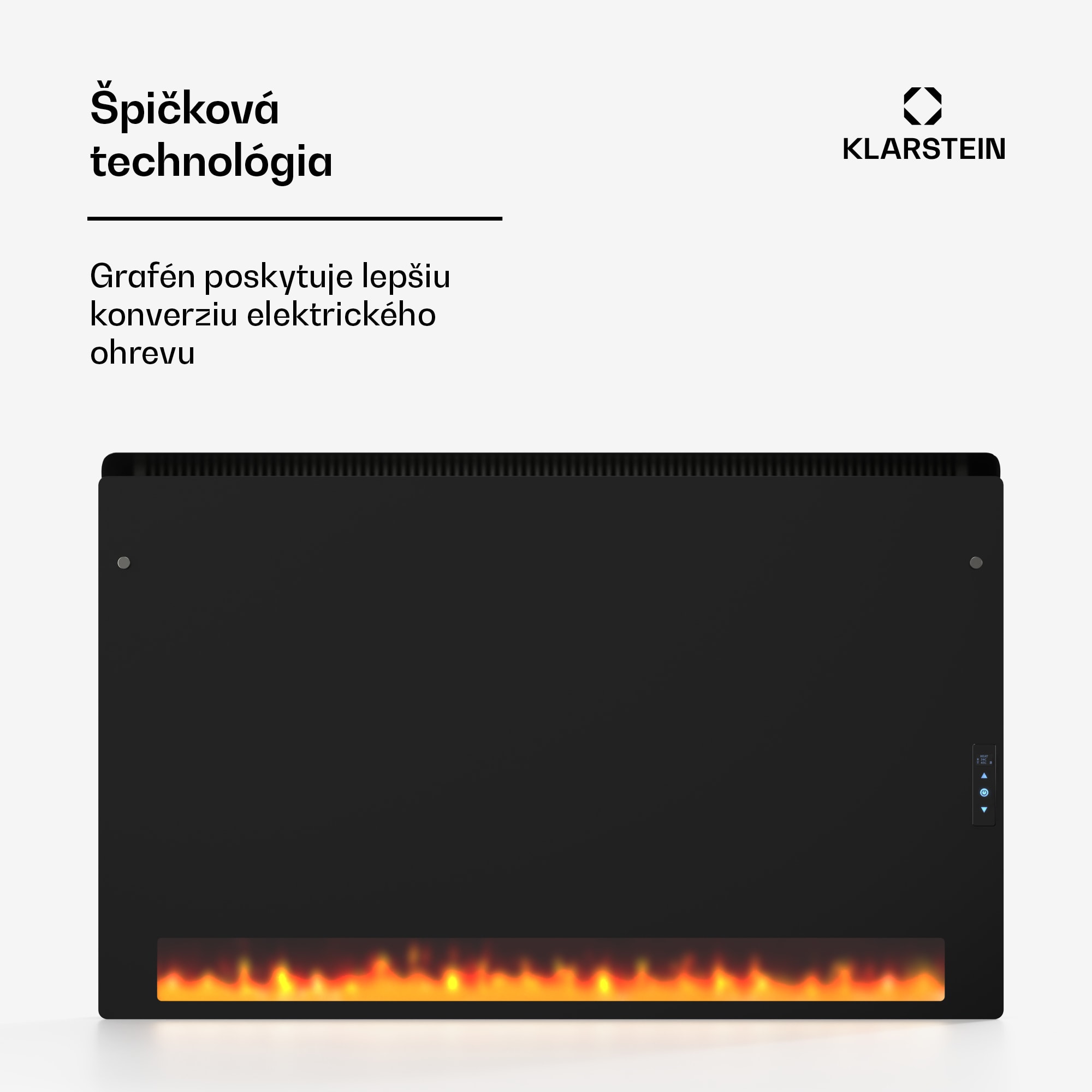 Klarstein ZenHeat Graphene nástenný ohrievač 1110 W – Obrázok 3