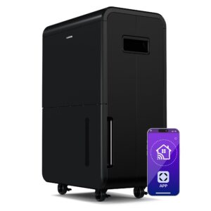Klarstein DryFy Connect 70 odvlhčovač vzduchu, 70 l / deň, do 140 m², WiFi, ovládanie pomocou aplikácie, 8 L nádrž na vodu