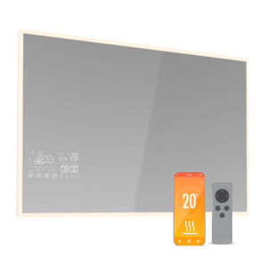 Blumfeldt Infračervený ohrievač, Smart Mirror, Infračervené žiarenie, 500 W, IP43