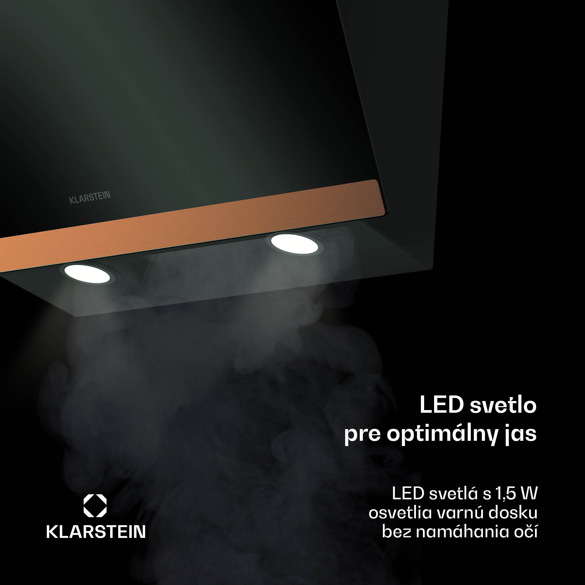 Klarstein FlashLine 60 digestor, A++, 578 m³/h, 3 úrovne, dotykový, tichý, LED, odsávanie/recirkulácia, 100 W – Obrázok 5