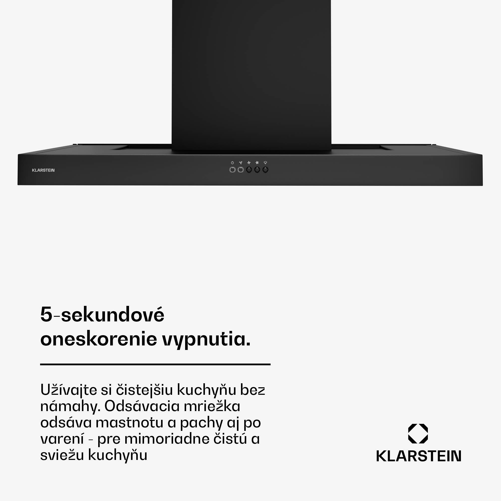 Klarstein AeroClean digestor, 649,9 m³/h, 4 úrovne, EEK A++, odsávanie/recirkulácia vzduchu – Obrázok 5