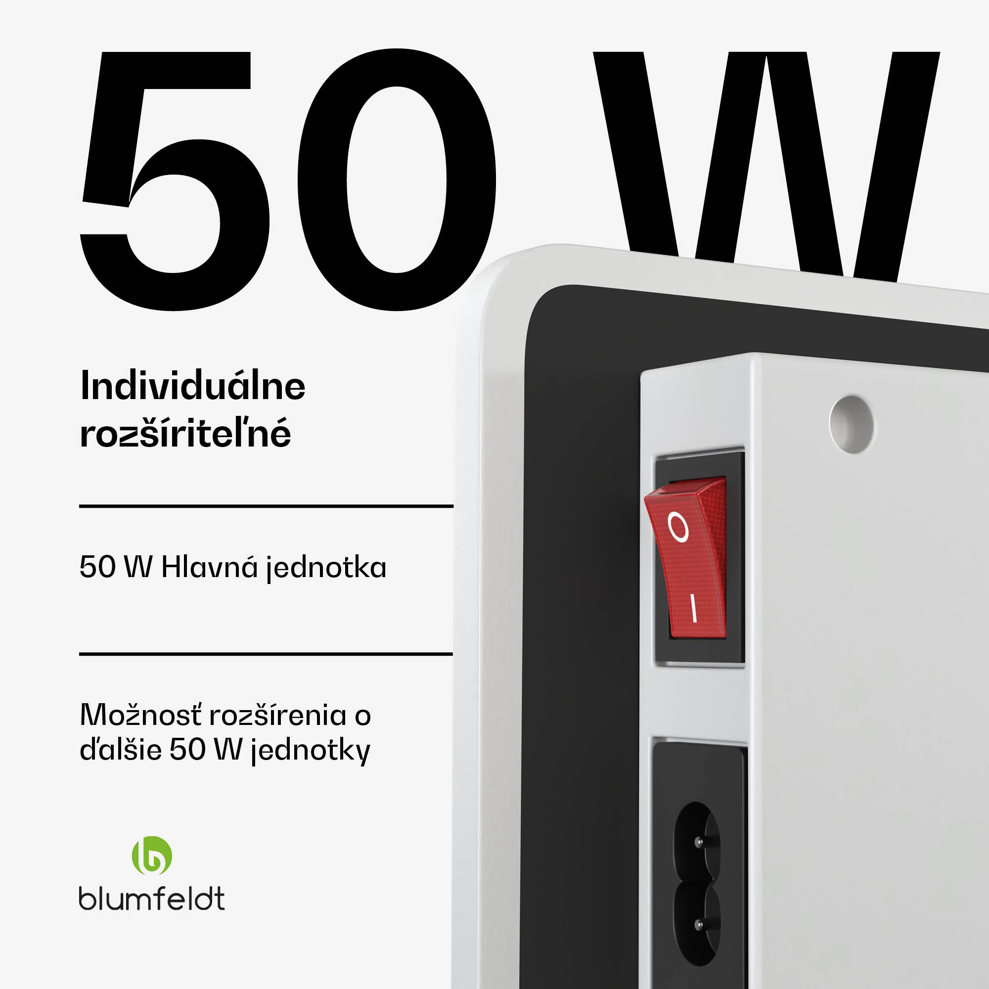 Blumfeldt Infračervený nástenný sušič DryWave, 50 W, suší farby a omietky, možnosť montáže na stenu – Obrázok 3
