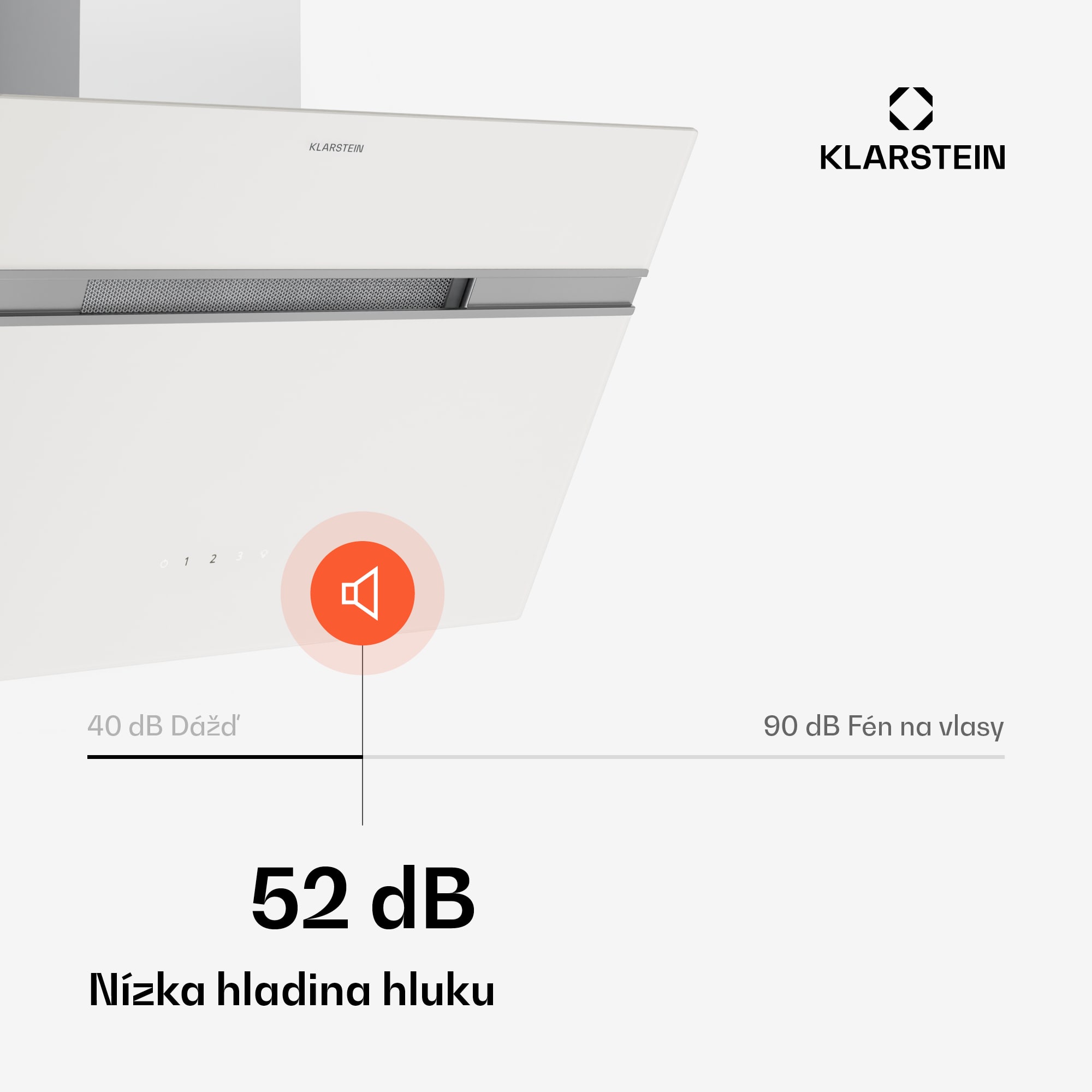 Klarstein Alina odsávač pár | 60 cm | 600 m³/h | Tichý | EEK A – Obrázok 4