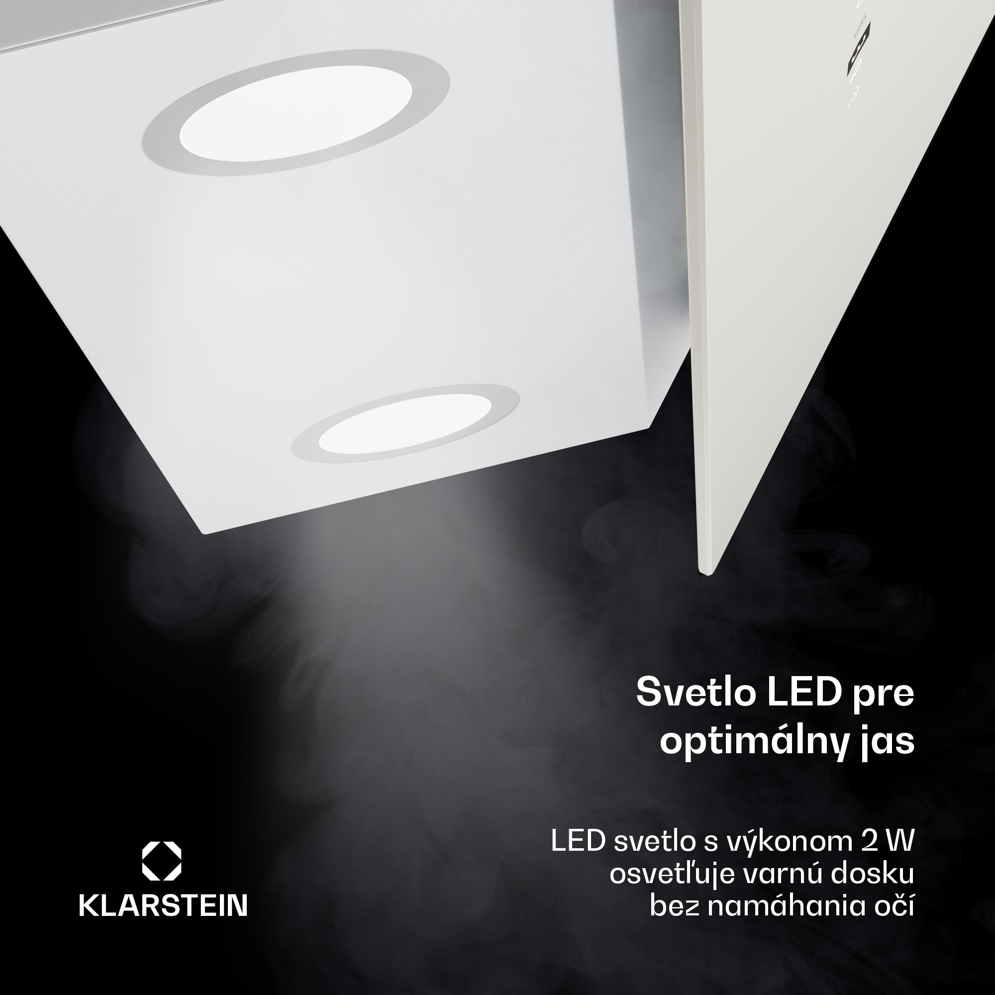 Klarstein Alina digestor | 60 cm | Smart | 600 m³/h | Tichý | EEK A – Obrázok 4